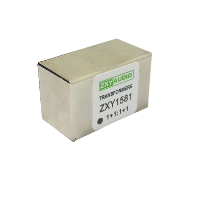 Αγορά Τετράγωνο οριζόντιο ZXY1581 1+1:1+1 Permalloy Audio Amplifier Transformer Isolator σε απευθείας σύνδεση κατασκευή