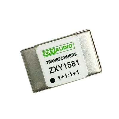Τετράγωνο οριζόντιο ZXY1581 1+1:1+1 Permalloy Audio Amplifier Transformer Isolator