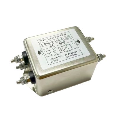 115/250V Υψηλής απόδοσης φίλτρο CW4EL2-16A-S Δύναμη καθαρισμού βρόγχου EMI φίλτρο